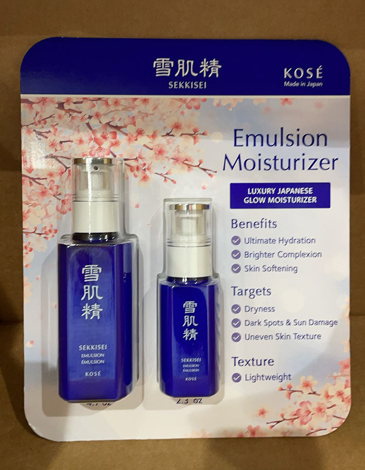 KOSE SEKKISEI Emulsion 2-Pack Set 4.7oz+2.3oz