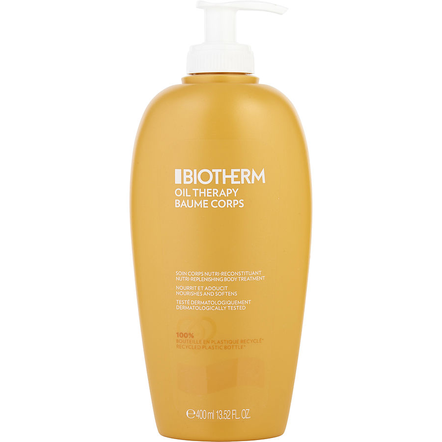 BIOTHERM oil therapy baume corps nutri-replenishing body treatment with apricot oil (for dry skin) -400ml/13.52oz