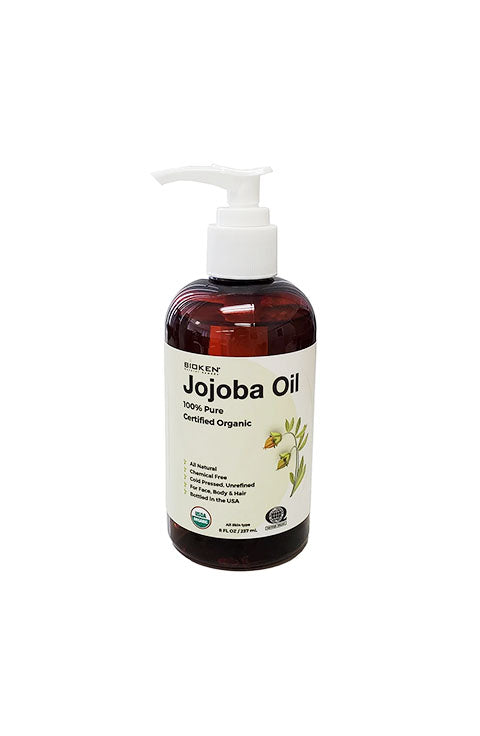 Bioken 100% PURE & USDA CERTIFIED ORGANIC JOJOBA OIL 8 OZ