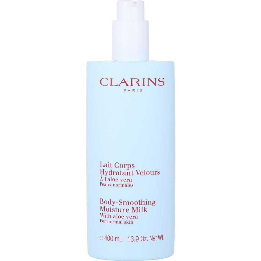 Clarins bodysmoothing moisture milk with aloe vera for normal skin 400ml/13.9oz