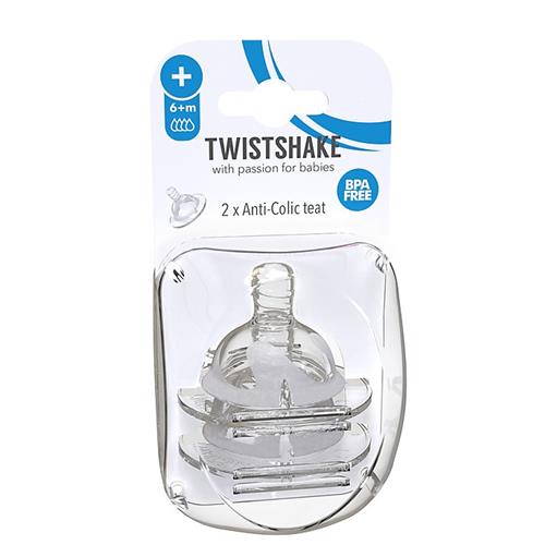 Twistshake 2 Pack Baby Nipples BPA Free