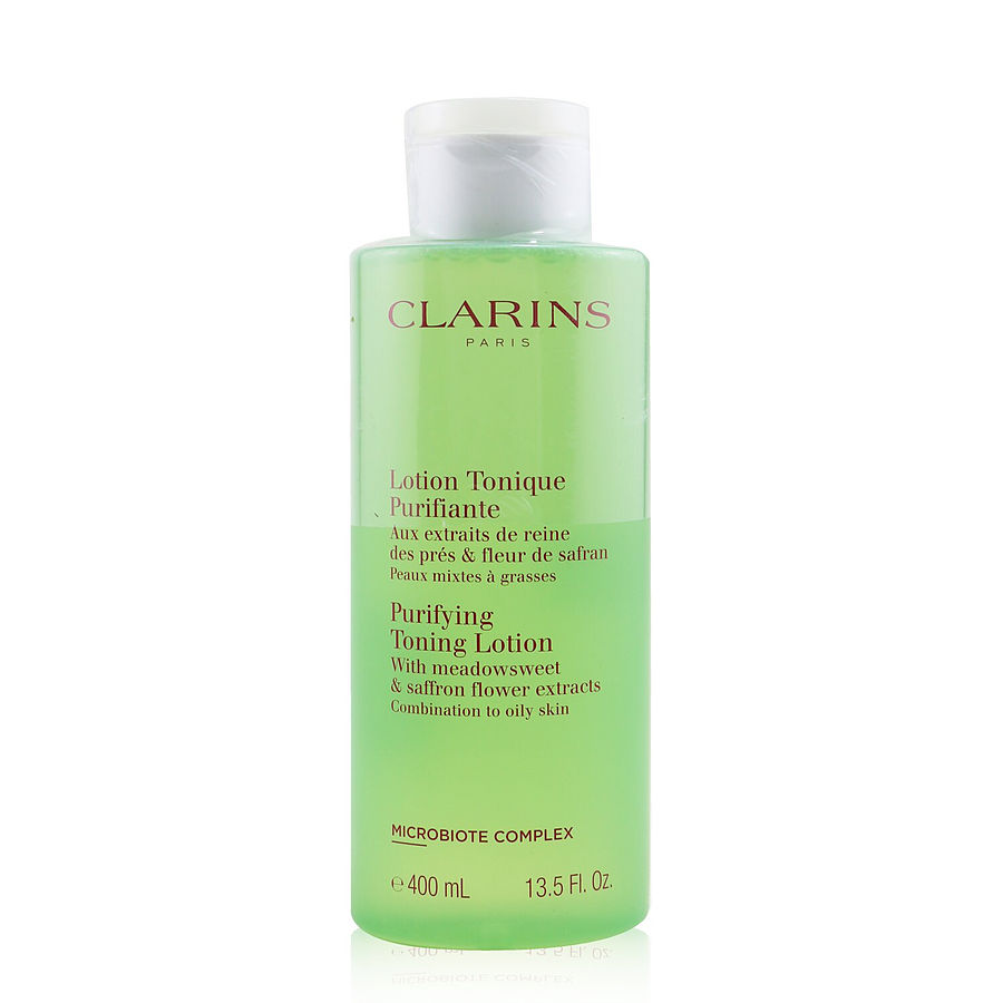 Clarins purifying toning lotion with meadowsweet & saffron flower extracts combination to oily skin 400ml/13.5oz