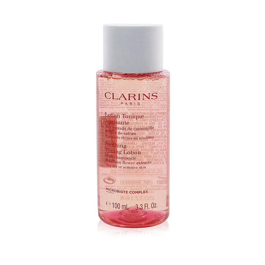 Clarins soothing toning lotion with chamomile & saffron flower extracts very dry or sensitive skin 100ml/3.3oz