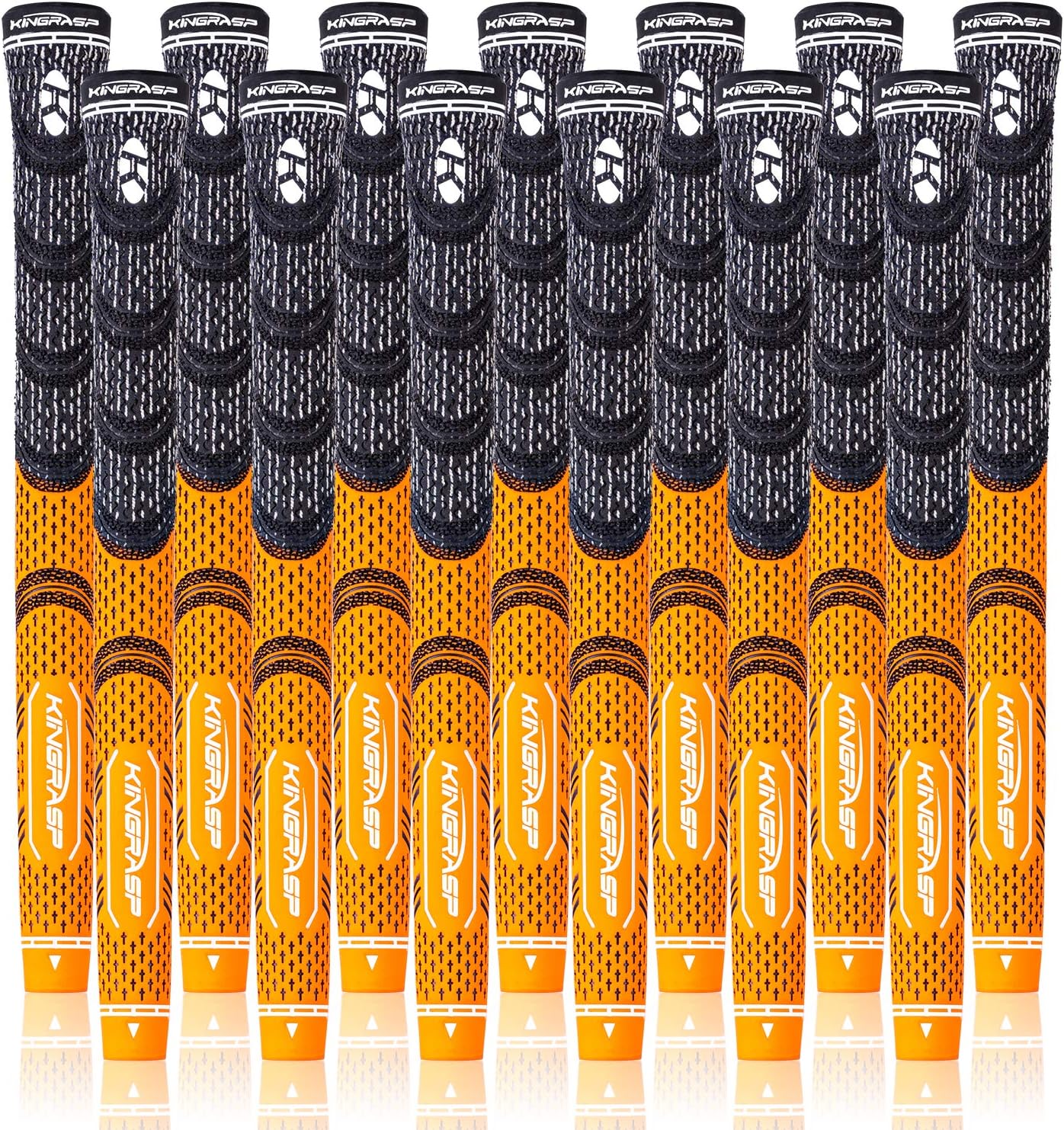 KINGRASP Golf Grips, Standard/Midsize, Golf Grips Set of 13(Free 13 Tapes), Anti-Slip Rubber Golf Club Grips, 8Colors Optional