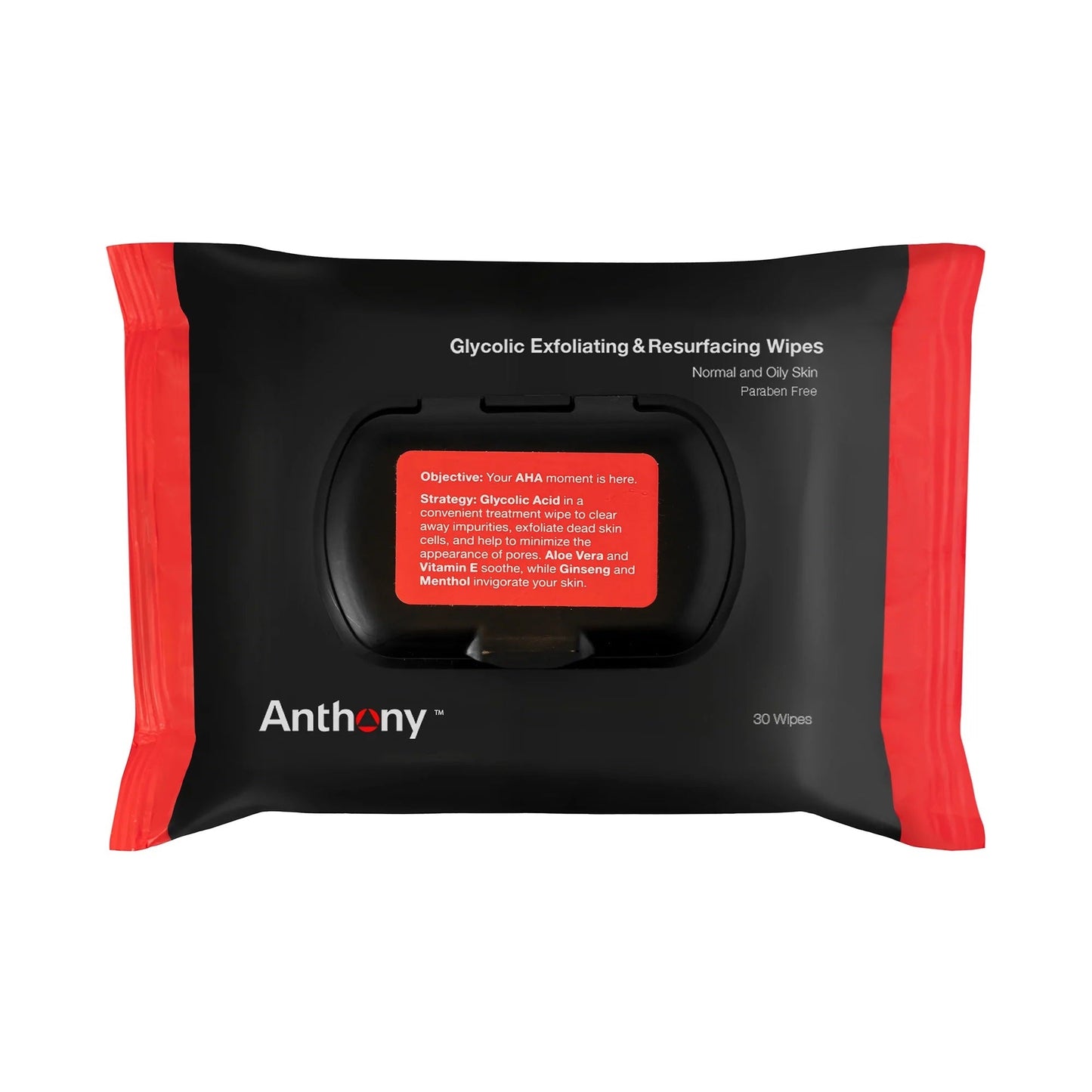 Anthony Glycolic Exfoliating and Resurfacing Wipes