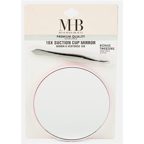 Must Have Beauty 10× Image Magnification Mirror With Tweezer
