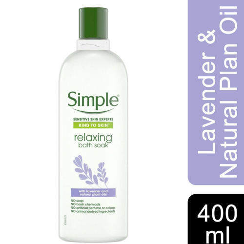 Simple Relaxing Bath Soak Sensitive Skin Experts Kind To Skin 400ml