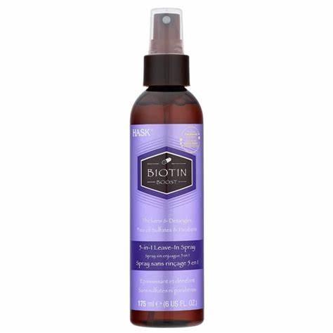 Hask Biotin Boost, 5-In-1 Leave-In Spray, Bonus Size 8oz