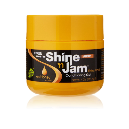 Ampro Shine N Jam Conditioning Gel, Extra Hold With Honey 4 oz