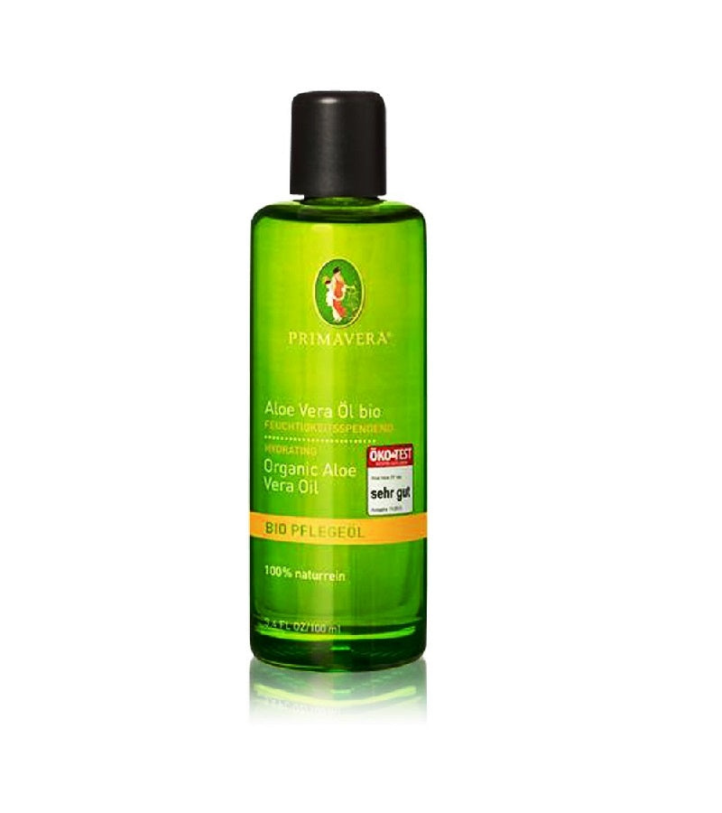 PRIMAVERA Organic Aloe Vera Oil - 50 or 100 ml