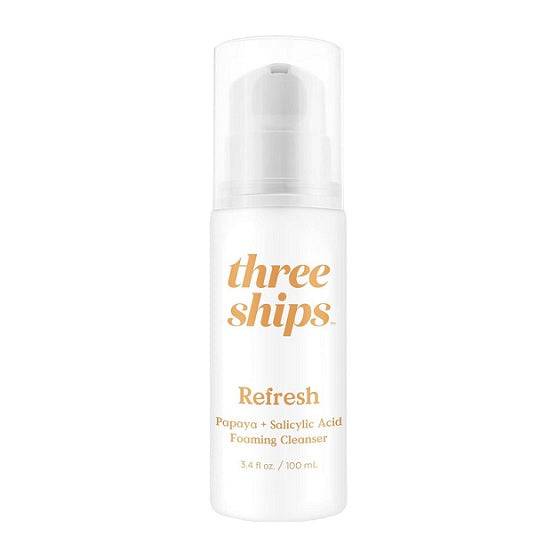 Three Ships Refresh Papaya + Salicylic Acid Foaming Cleanser 100mL