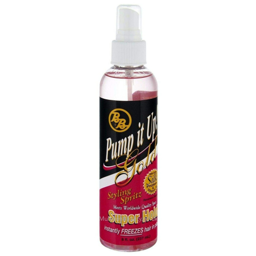 Bronner Brothers Pump It Up Spritz Gold Super Hold, 8 oz