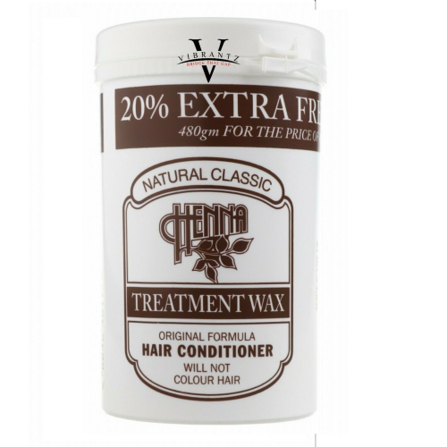 Natural Henna Treatment Wax For Dry Damaged Hair Conditioner Formula 480g