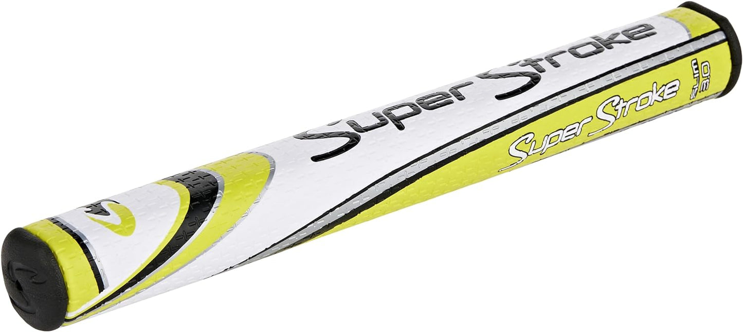 SuperStroke Slim 3.0 Putter Grip, Oversized, Lightweight Golf Grip, Non-slip, 10.50"L X 1.30"W, USGA Approved