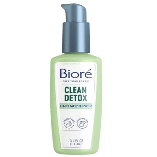 Biore Clean Detox Face Moisturizer - 3.4 fl oz