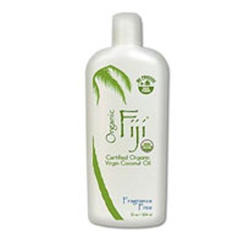 Organic Fiji, Coconut Oil, Fragrance Free, 12 Oz