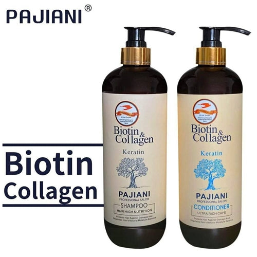 Pajiani Biotin & Collagen Keratin Professional Saloon Hair Care 900ml