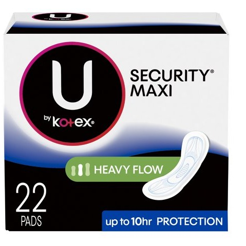 Kotex Security Pads, Unscented, Super Long