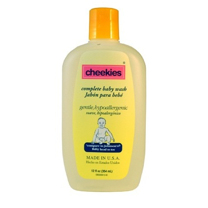 Cheekies Head To Toe Baby Wash 33.8oz