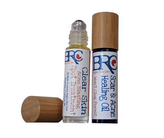 Clear Skin Acne Healing Oil & Spot Treatment Set