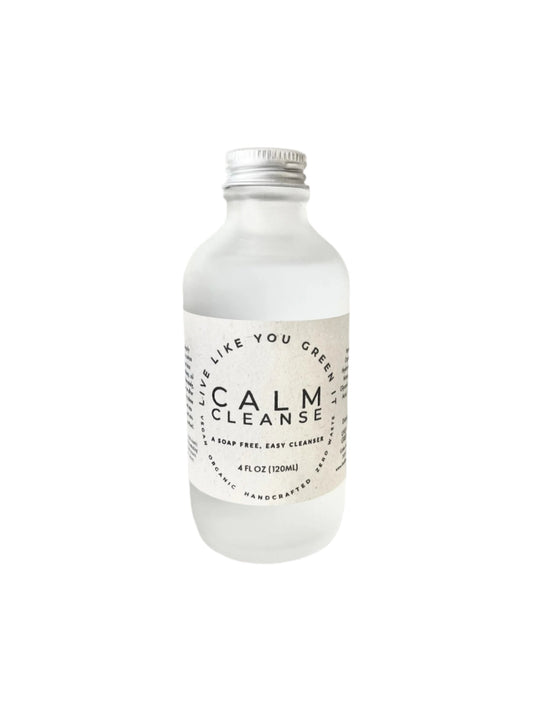 Calm Cleanse Gentle Face Wash and Toner + Hyaluronic Acid, Micellar Water, and Organic Rose