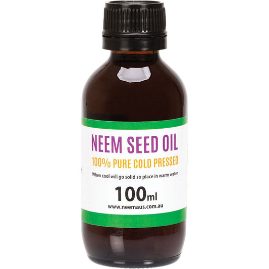 NEEMING AUSTRALIA Neem Seed Oil 100% Pure & Cold Pressed 100ml