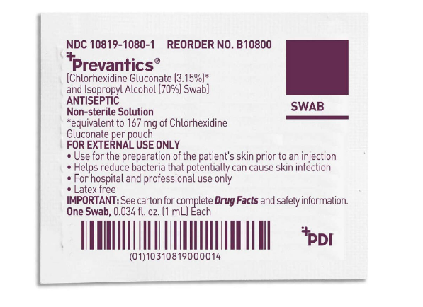 Prevantics® Antiseptic Prep Pad