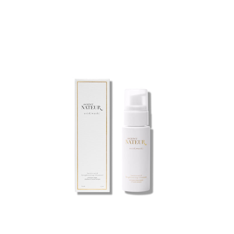 Agent Nateur acid (wash) travel size lactic acid skin brightening cleanser