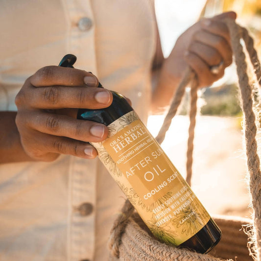 After Sun & Shave Oil Body Oil Ora's Amazing Herbal 7.5 oz