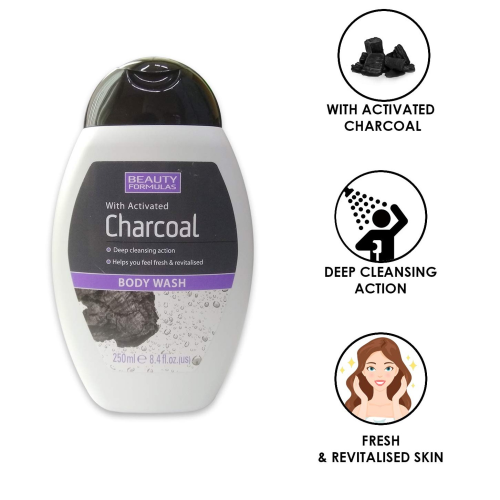 BEAUTY FORMULAS  CHARCOAL BODY WASH