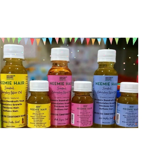 Amazing Organic Neem Oil Neemie Hair Scented Everyday Oil - Goldee Locks Scent