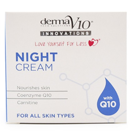 DERMA V10 MOISTURIZING FACE CREAM