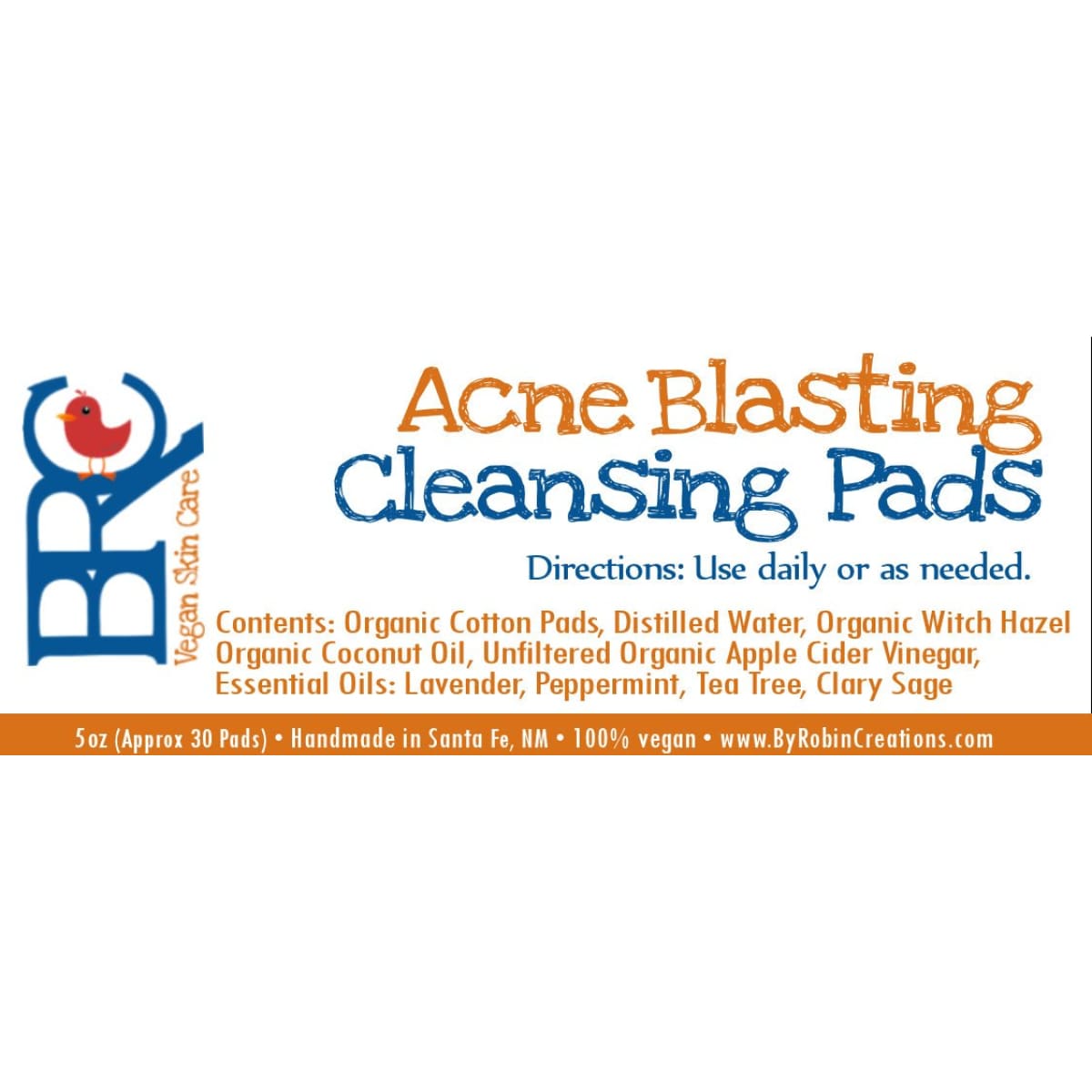 Clear Skin Acne Blasting Face Cleansing Pads